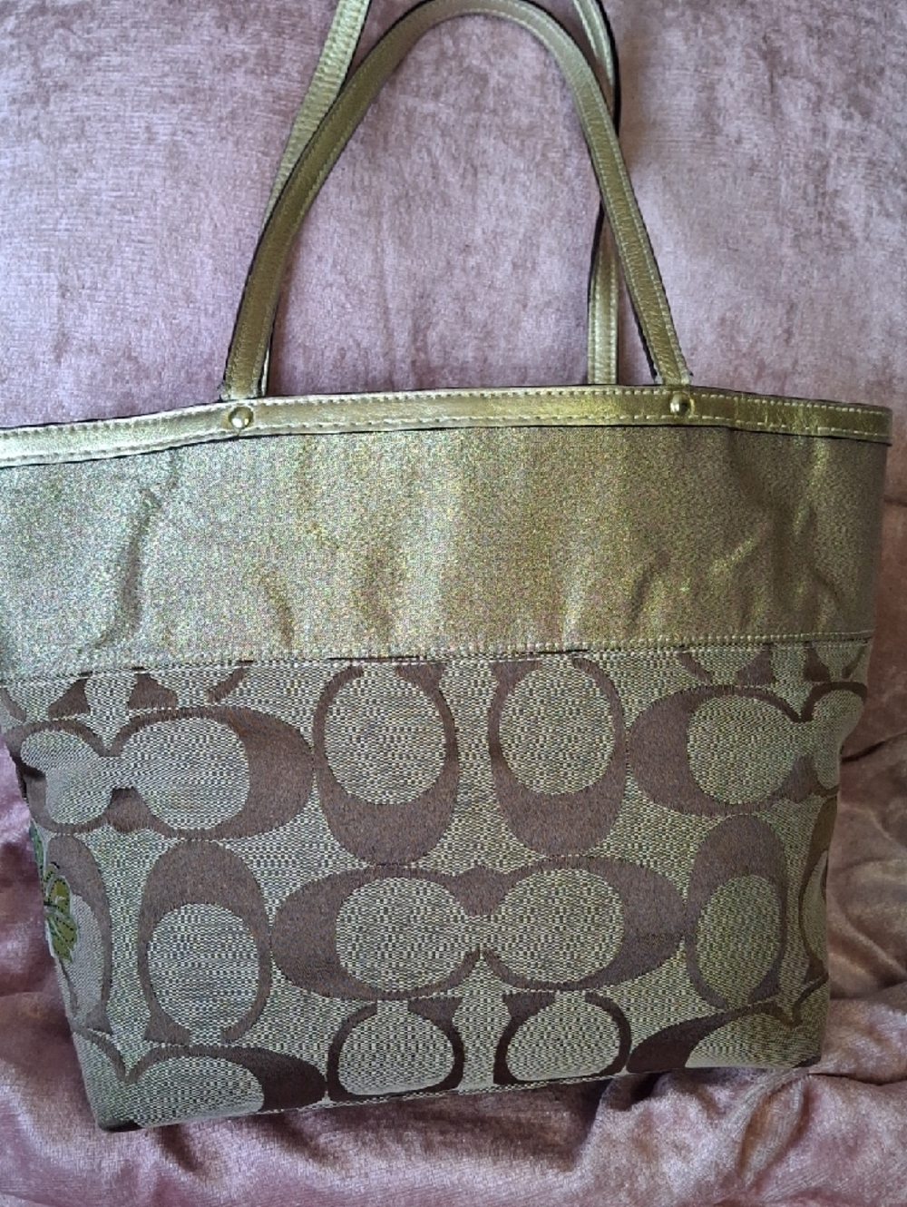 COACH LIMITED EDITON FLORAL Appliqué Tote 2008 - Picture 4 of 10